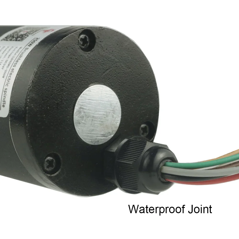 Imagem -04 - Eixo sem Escova Cnc 250w 025nm 24v 12000rpm com Sensor Hall Pinça Er11 42 mm Suporte de Braçadeira Fonte de Alimentação para Roteador Cnc