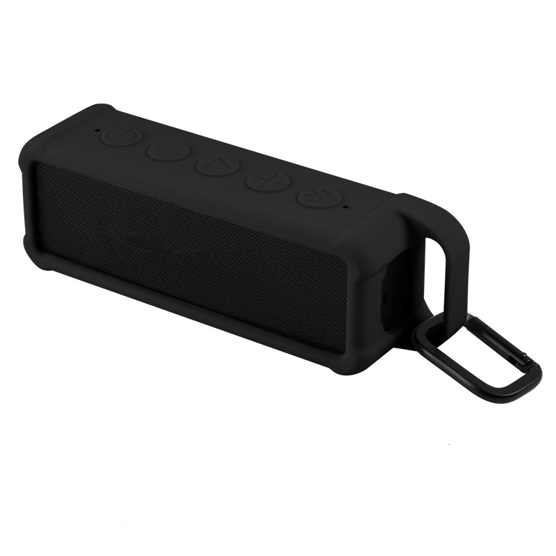 Portable Speaker Case with Metal Buckle for Anker Soundcore 2 Speaker Silicone Case - view 6