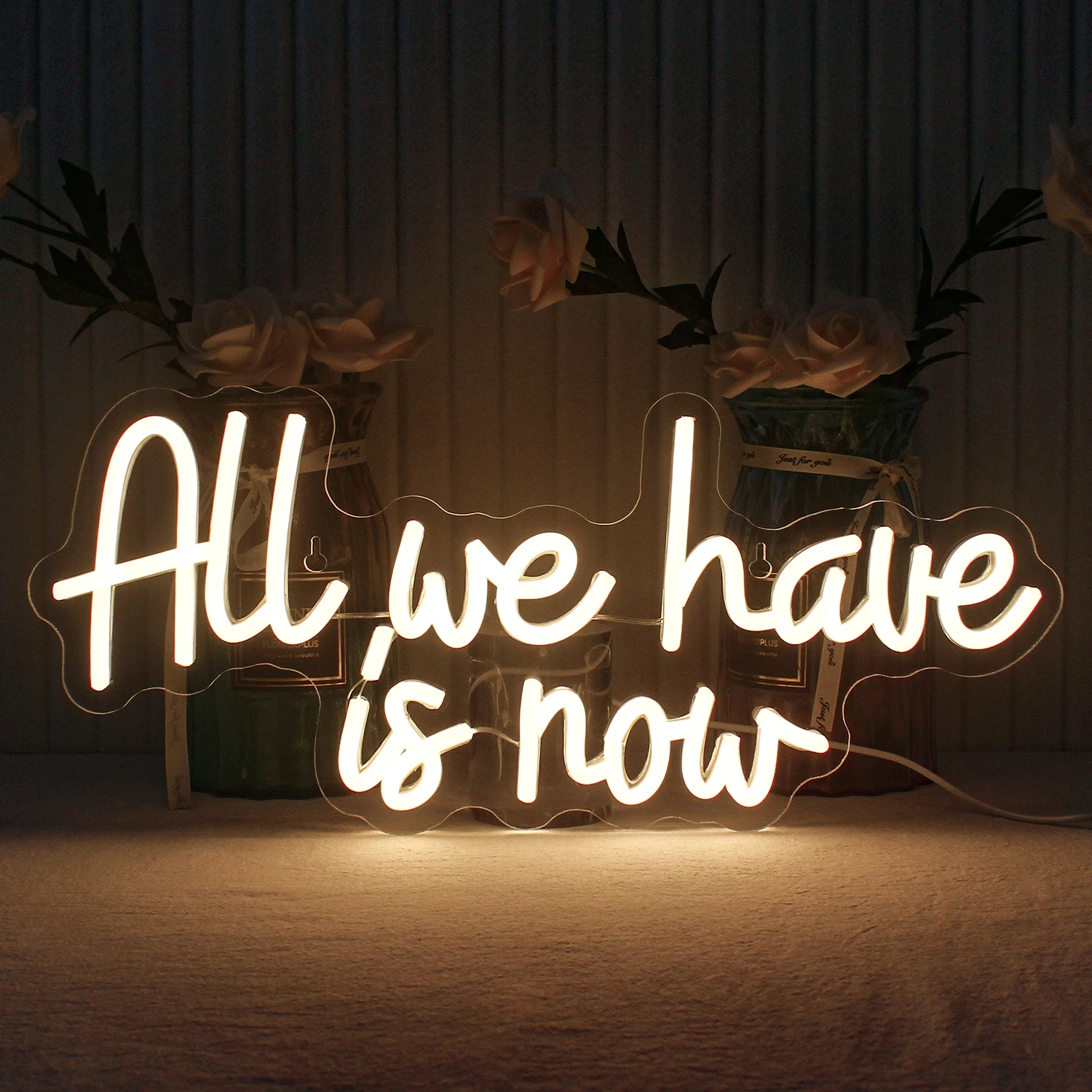 

All We Have Is Now Neon Light USB Powered Art Wall Decor Birthday Wedding Party Window Living Room Decor Christmas Gift