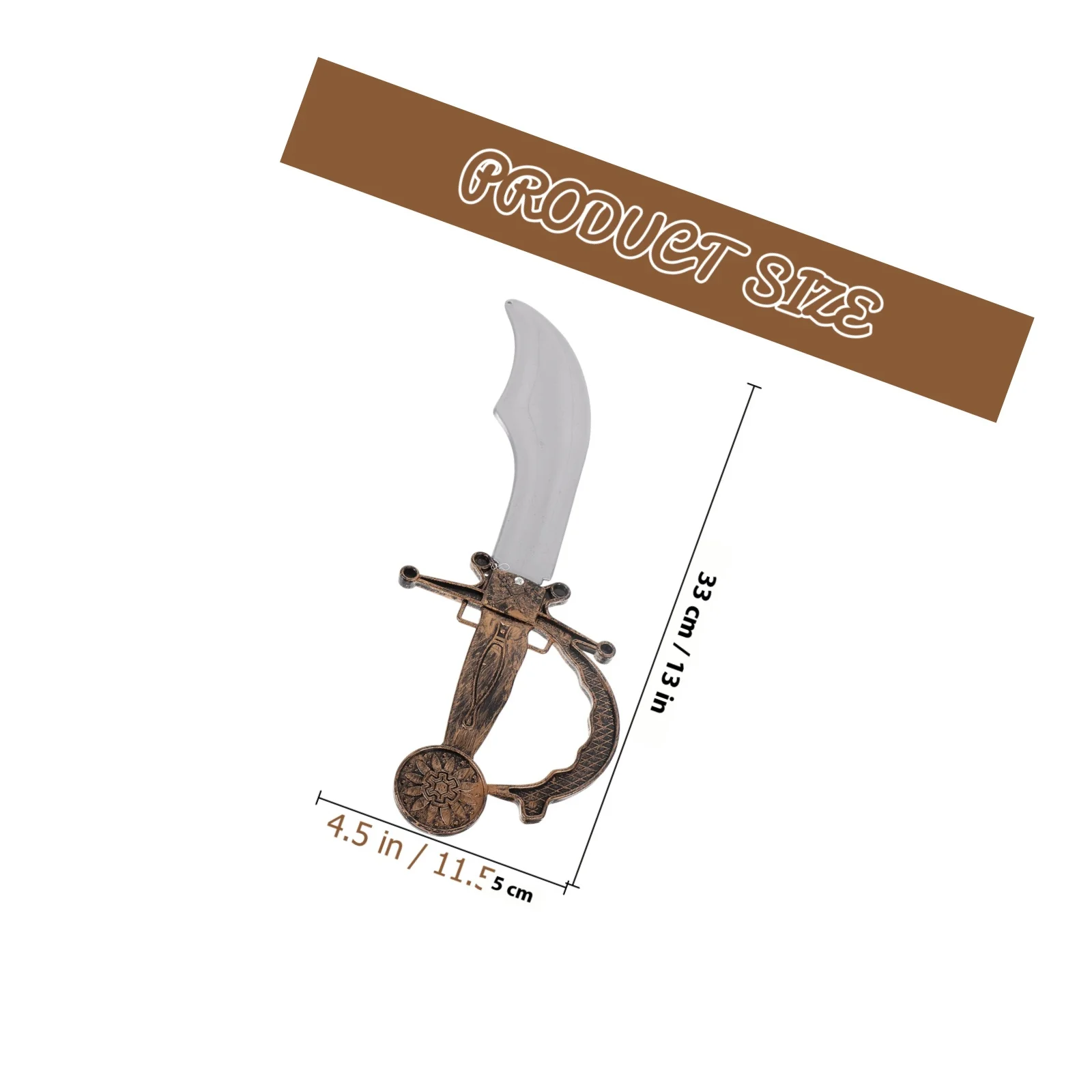 1-set piraathaaktelescoop met cosplay kostuumset Party Photo Prop voor Halloween Festival piraatkostuum Masquerade Party