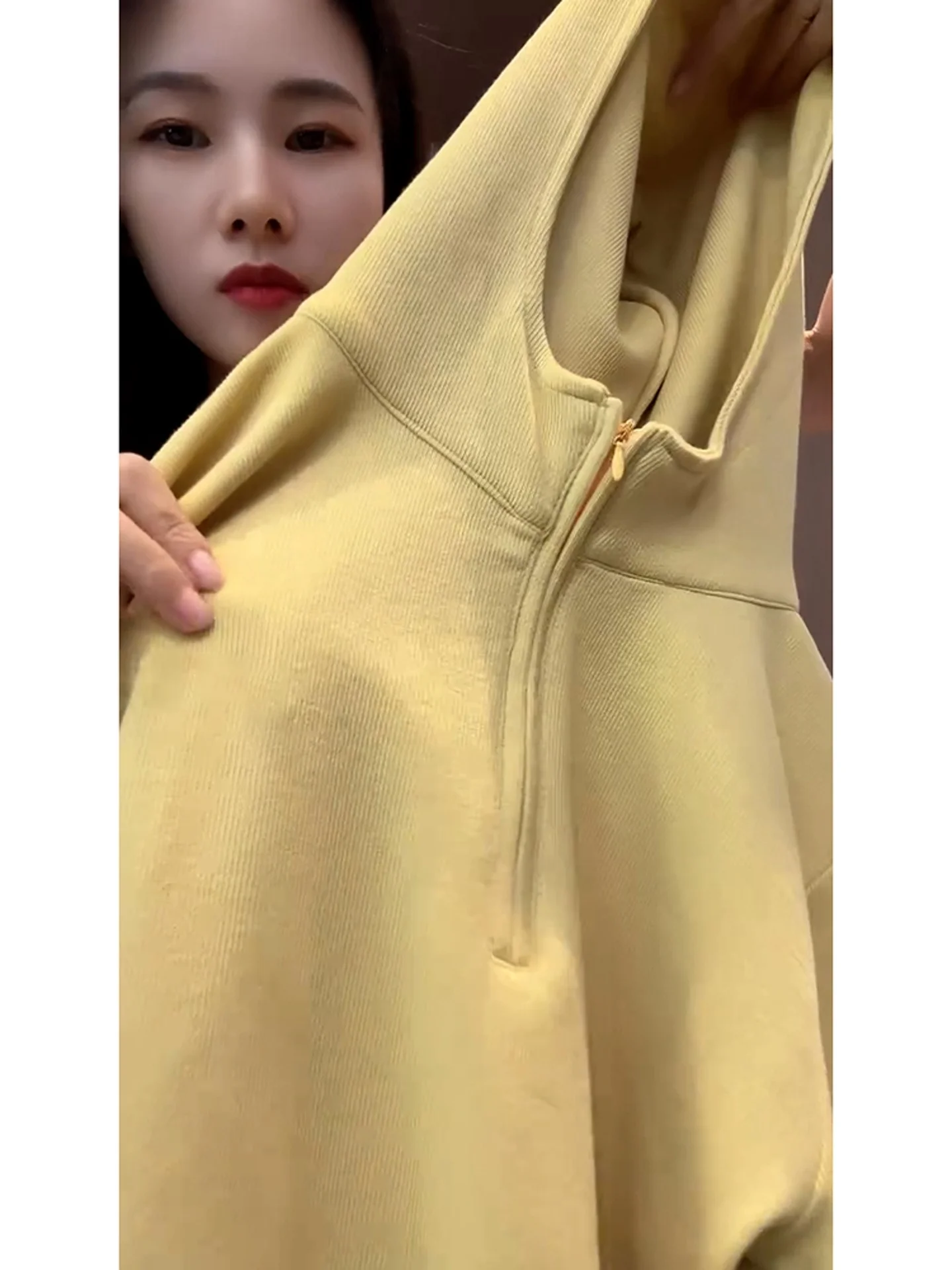 Thiened Fce Hoodie Damen Reißverschluss-Sweatshirt Weich Schlank Machend Winter Oberbekleidung Top Koreanischer Stil Pendler Windjacke