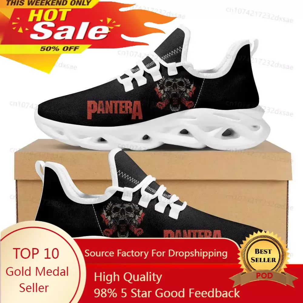 

Pantera Metal Band Pop Sports Shoes Mens Womens Teenager Kids Children Sneakers Casual Custom High Quality Couple Shoes