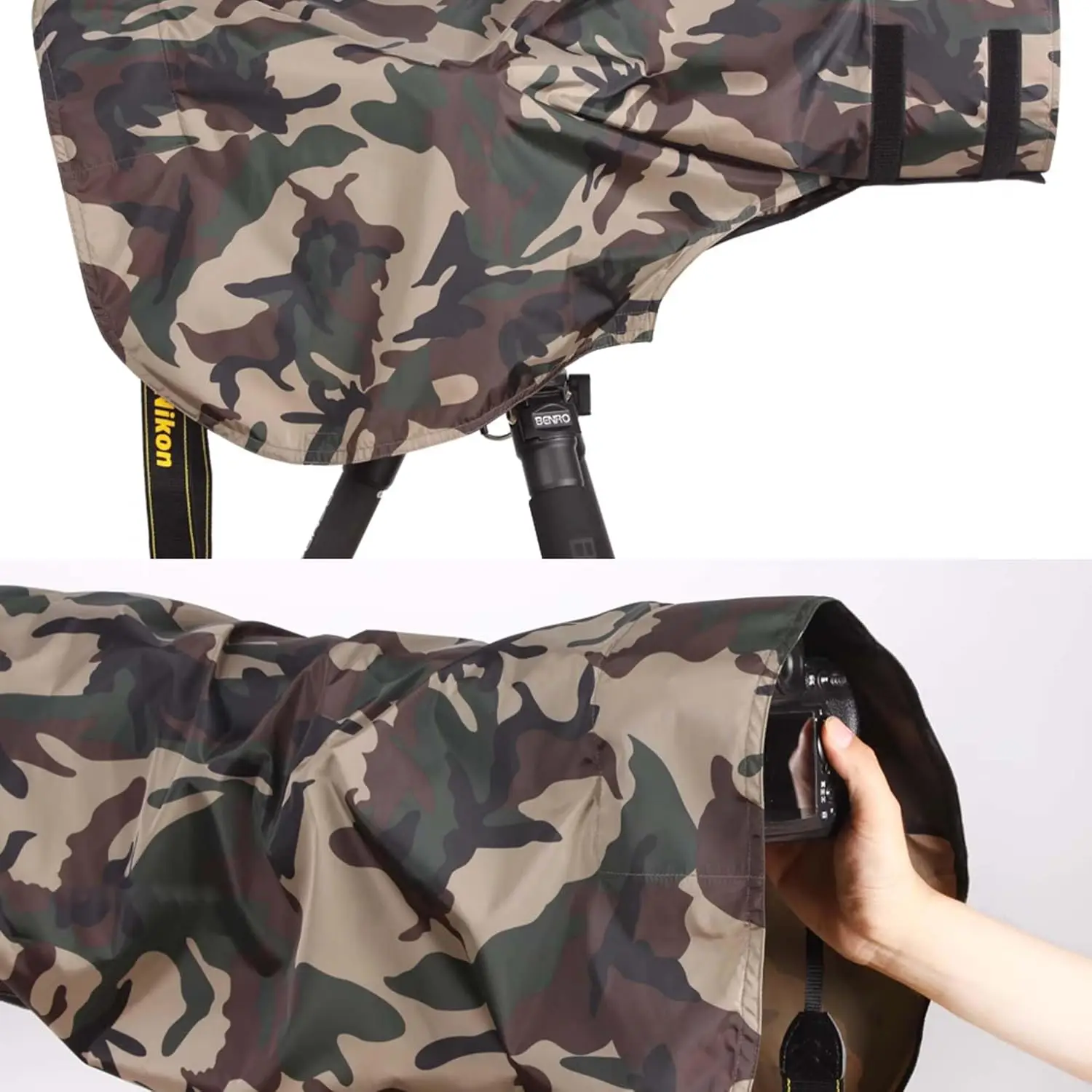 ROLANPRO S Rain Coverเสื้อกันฝนสําหรับNikon Z 180-600 มม./Z 400 มม.f4.5/Z 600 มม.f6.3/Sony 300 มม.f2.8/200-600 มม./FUJIRON XF 150-600 มม.