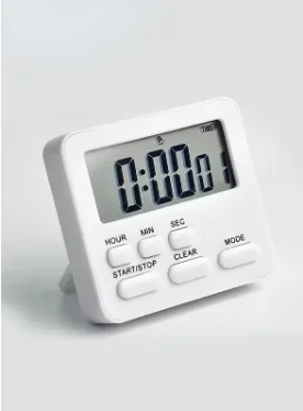 Réveil numérique avec affichage, minuteur de cuisine, chronomètre de sommeil, horloge de maison, com