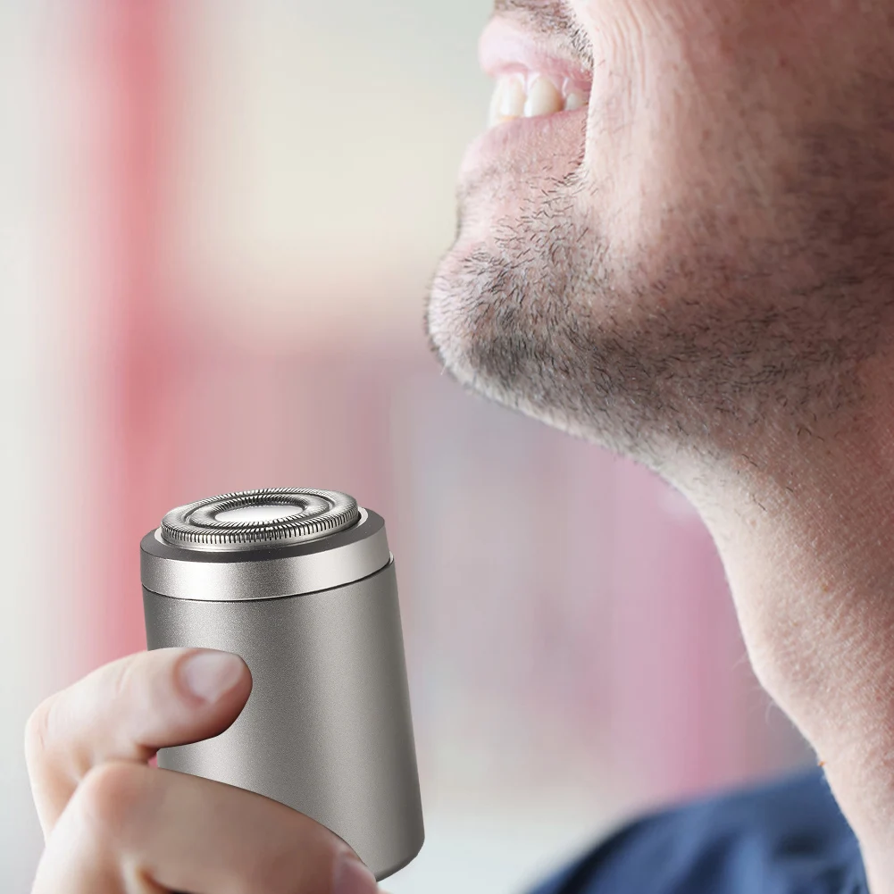 

Mini Electric Shaver Rechargeable Pocket Size Electric Shaver Portable Electric Razor Wet and Dry Shaver for Men Women