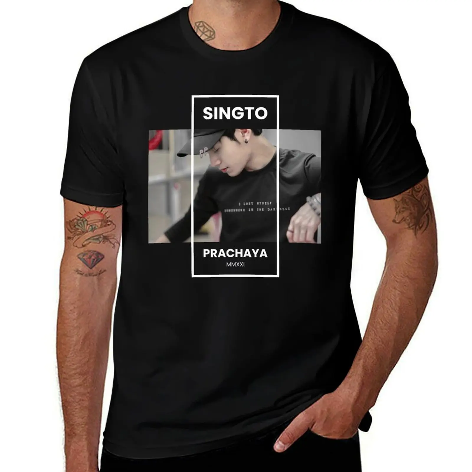 

Singto Prachaya T-Shirt men t shirt cotton 100% T-Shirt