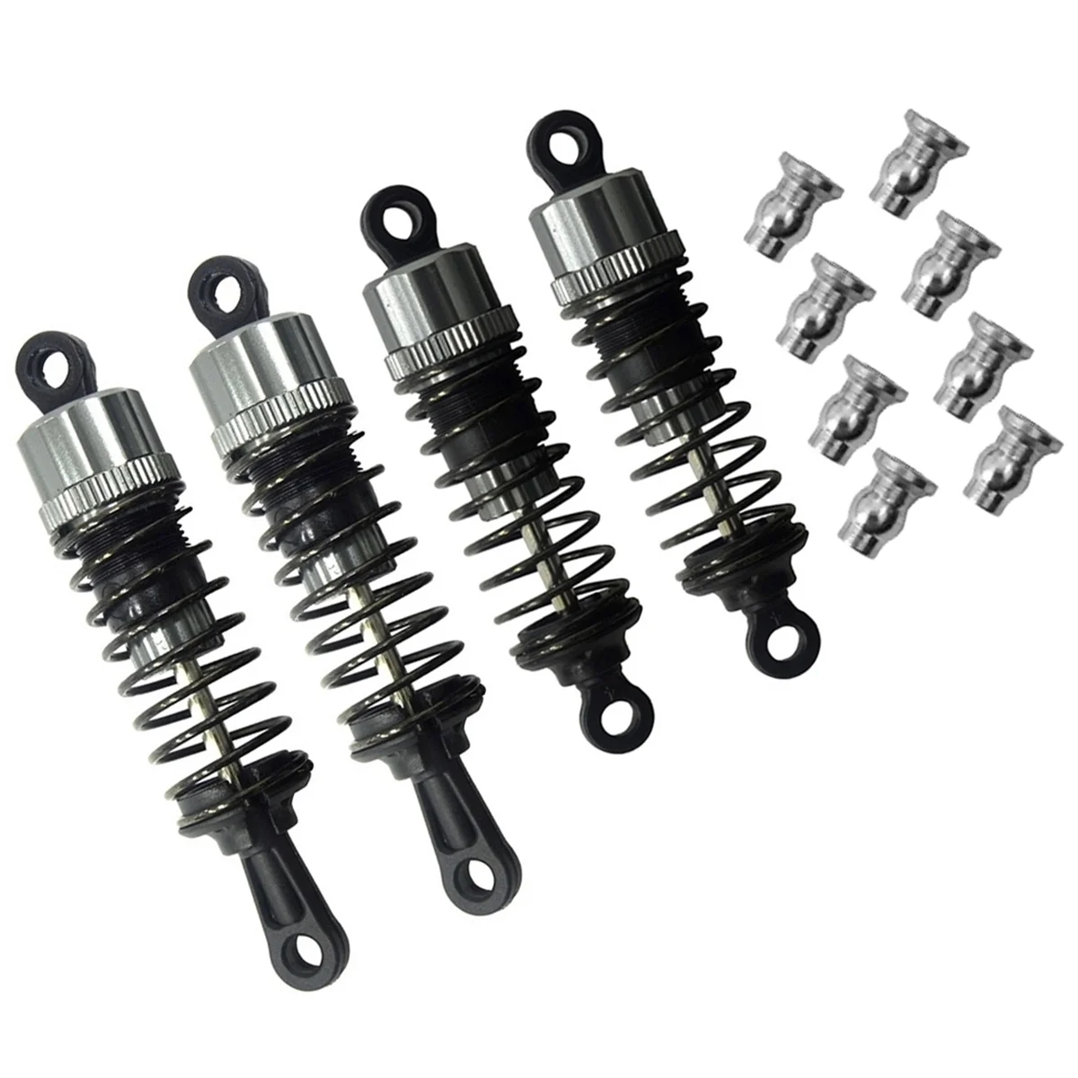 4Pcs Metal Shock Absorber for HBX HAIBOXING 901 901A 903 903A 905 905A 1/12 RC Car Upgrades Parts Spare Accessories