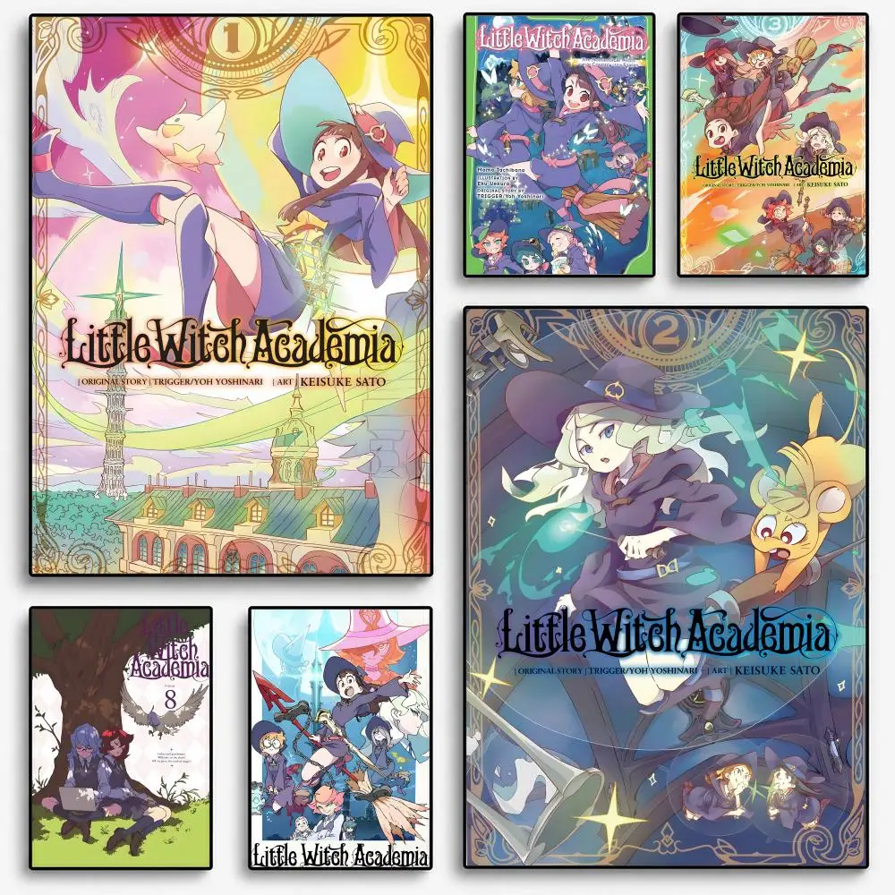 Anime L-Little Witch Academia Poster Room Home Decoration Interior Wall Art Printing Garage Posters Gift