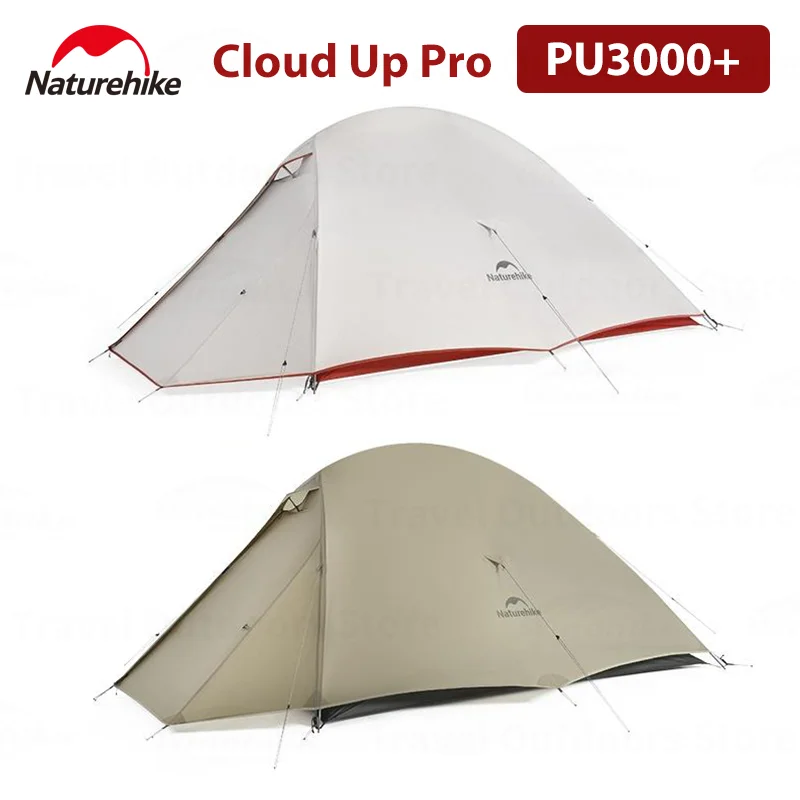 

Naturehike Cloud Up Pro 2 People Tent Upgraded 20D Outdoor Camp Hiking Ultralight Anti-mosquito Breathable Sun Shelter Waterproo