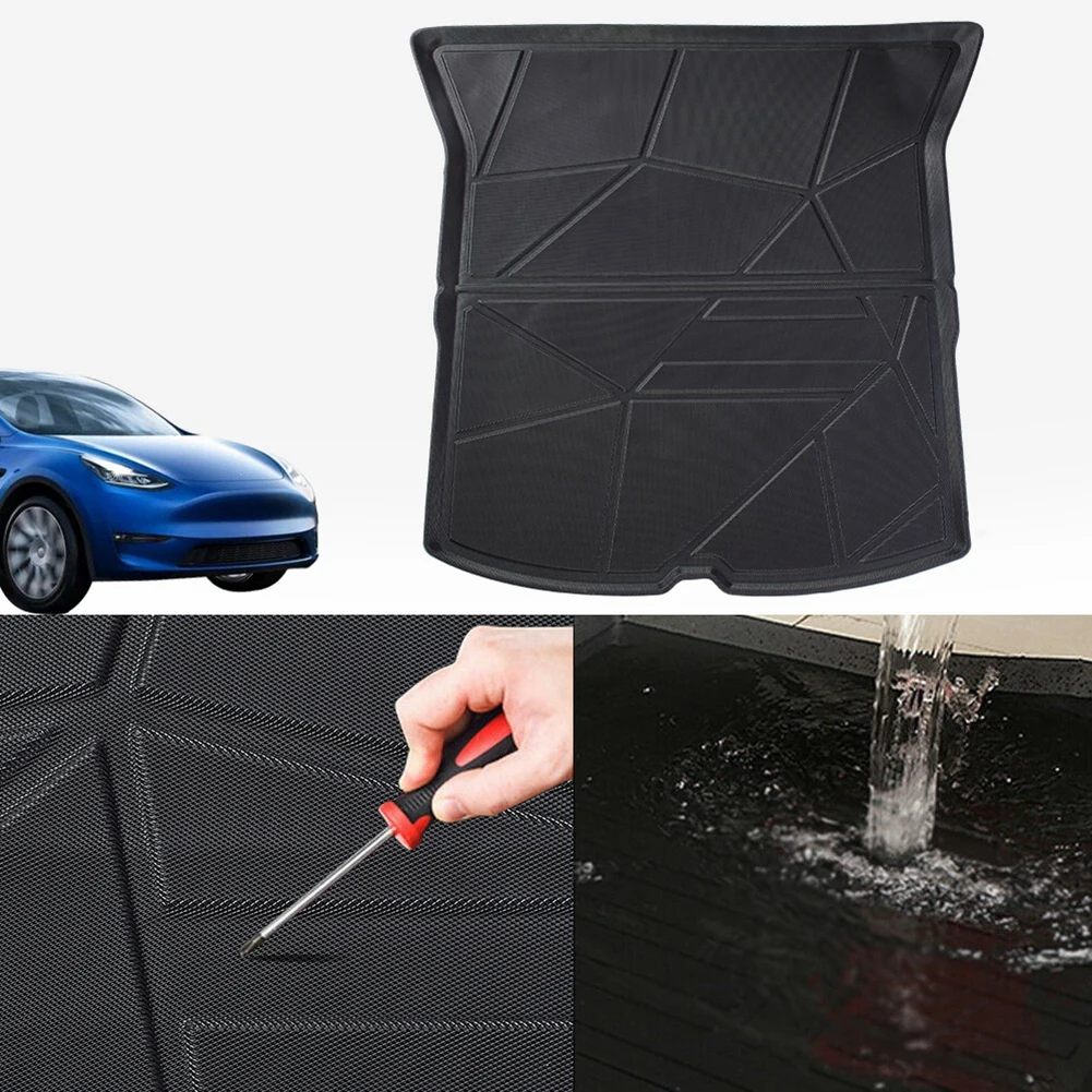 Auto Car Trunk Protector Rear Trunk Mat Cover Trunk Cargo Liner Trunk Tray Floor Mat Cover For Tesla Model Y