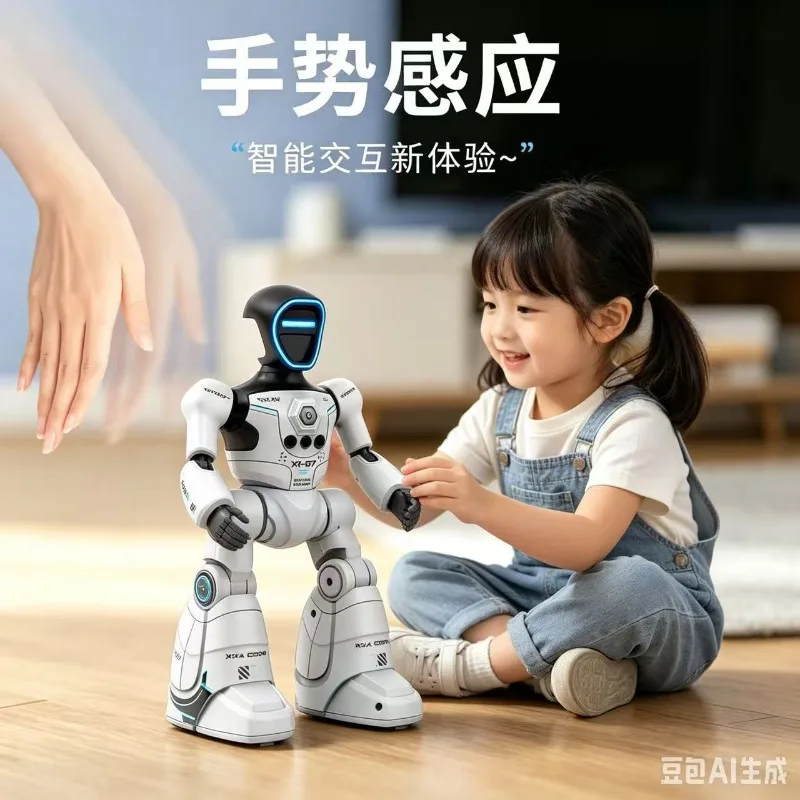 Gesture Induction Remote Control AI Intelligent Machine Toy Programmable Early Education Dancing Robot Cross-border Explosion view 3