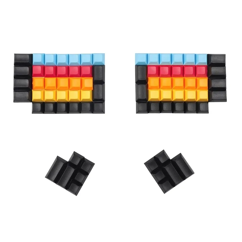 Imagem -02 - Conjunto de Keycap para Teclado Mecânico Mifuny Split Keycaps Teclado Pbt Sublimação de Cinco Lados Perfil Dsa Acessório Gaming 82 Chaves