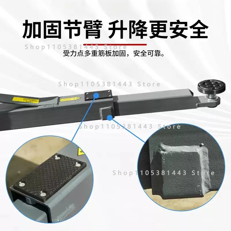 Car with Beam Lift High Performance Lau 4 Ton 2 Column Floor Jack Hydraulic, customization required