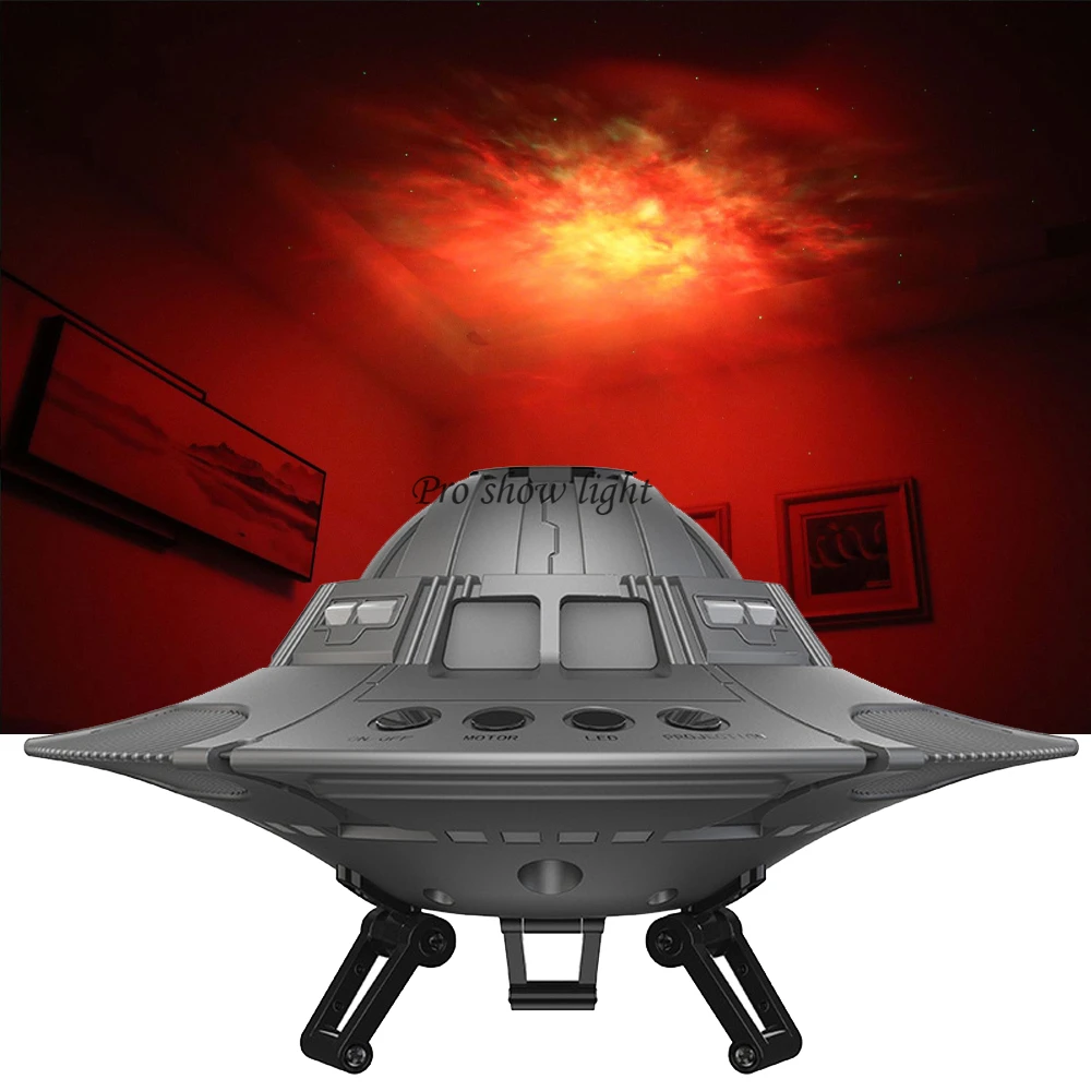 UFO Galaxy Projector LED Night Lights LED Starry Sky Laser Light for Kids and Adults, Starry Nebula Ceiling LED Lamp With Remote