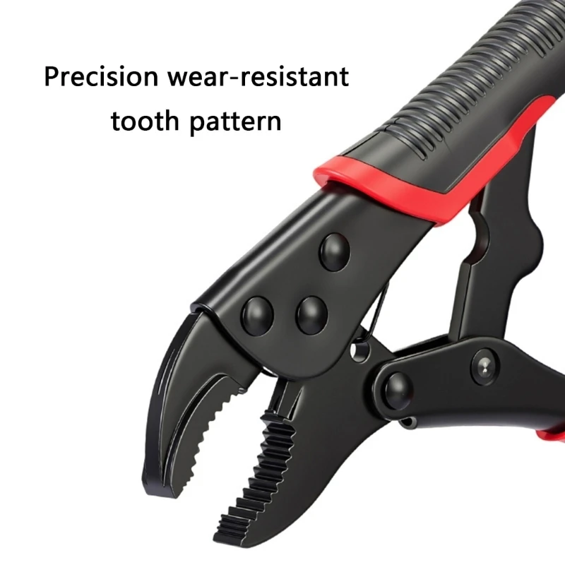 Practical Workshop Clamp Lock Pliers With Ergonomic Handle For Easy Operation HX6C
