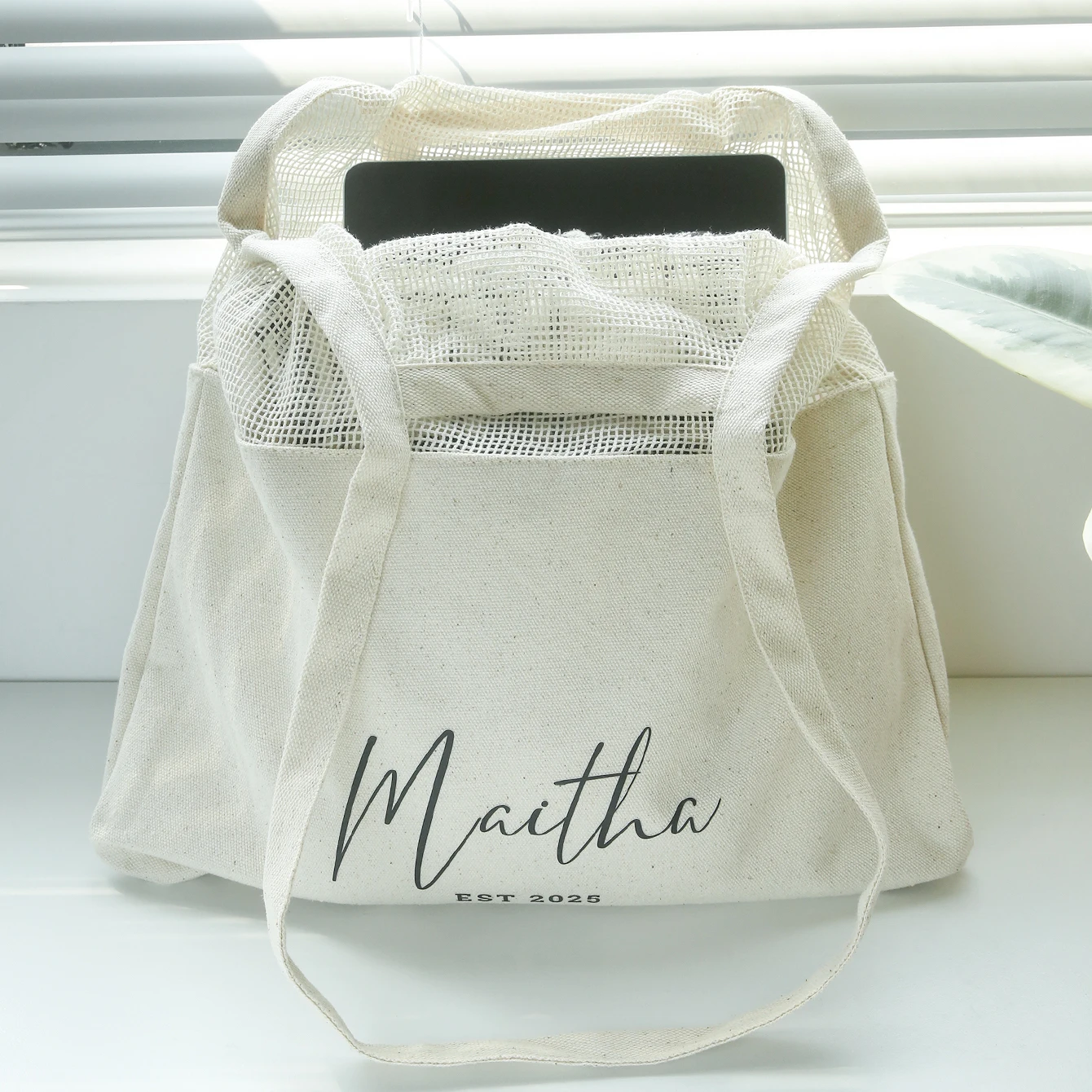 Tas Belanja Katun Jala dengan  - Women Fashion Names ulasan dan harga