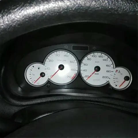 MT Car Fuel Instrument Cluster Assembly 9648837080 6104VG for Peugeot 206 2005-2008 Instrument Meter Dashboard Manual 8 best sales peugeot 206 cluster - №2