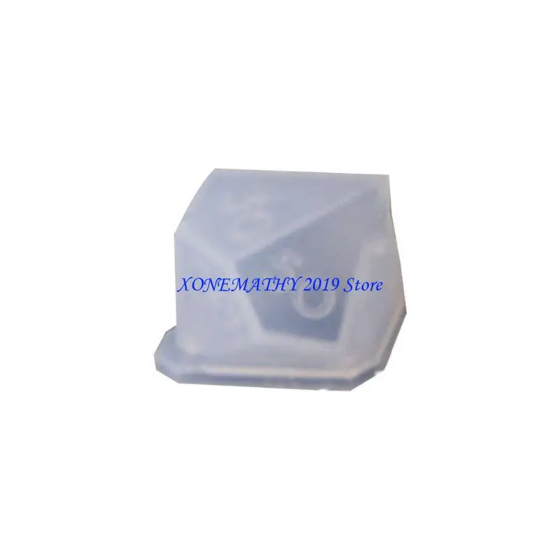 f42f diy dices فيليه شكل راتنج القالب مرآة عالية السيليكون قالب الكريستال ايبوكسي القالب صنع الحرف لصنع لعبة لوحة طاولة KTV لعبة
