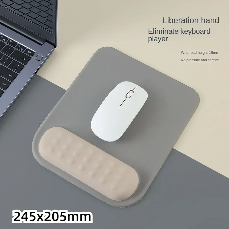 

Gradient Mousepad with Wrist Rest Pad Ergonomic Anti-slip Silicone Base Gaming Accessories Mouse pad Memory Foam Wrist Pad