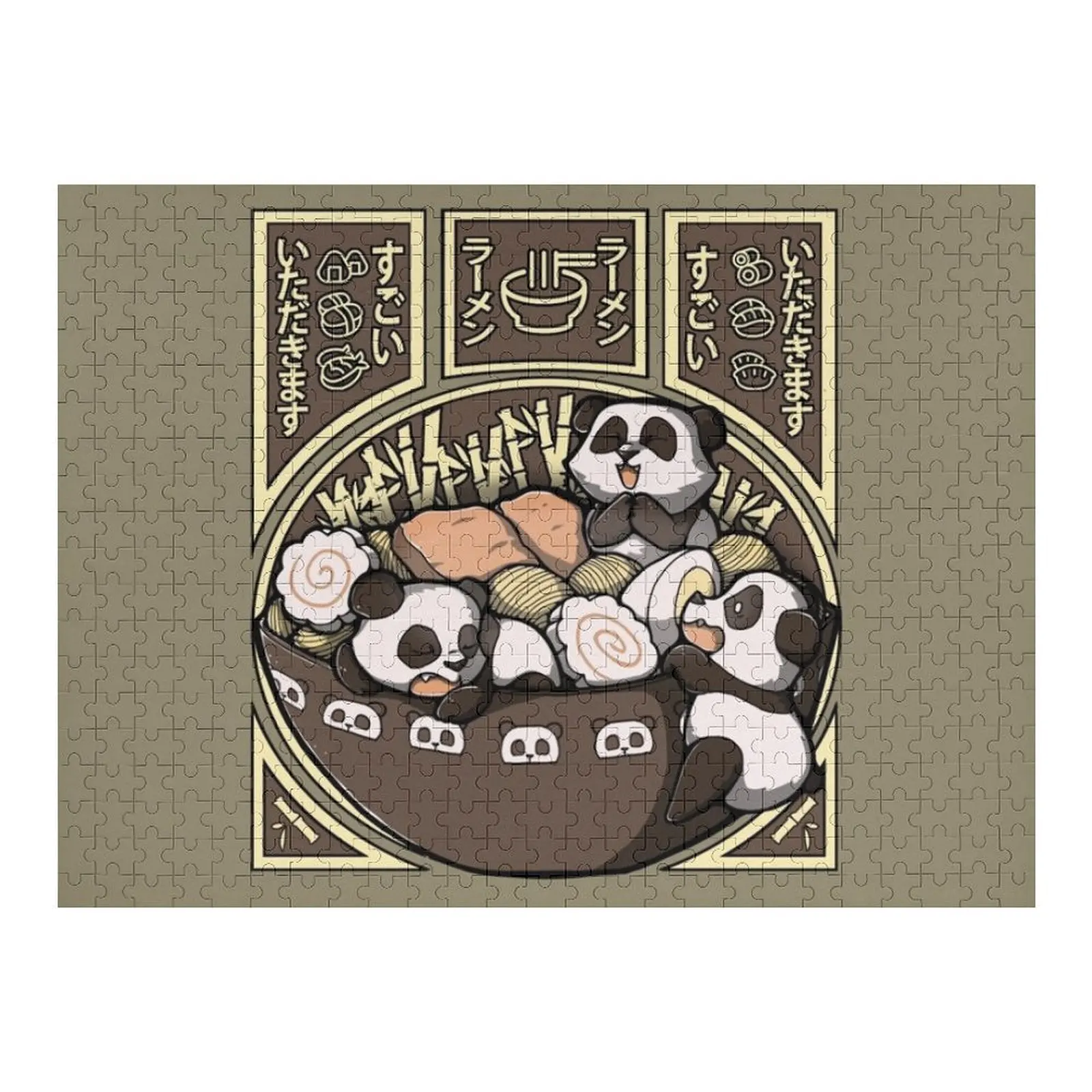 

Panada Ramen Bowl Jigsaw Puzzle Customized Picture Woods For Adults Puzzle