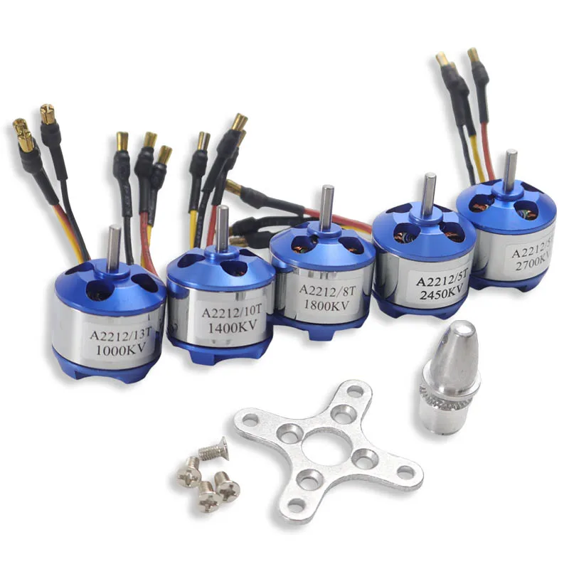 Neuer A2212 Brushless Motor 930KV 1000KV 1400KV 2200KV 2450KV 2700KV für RC-Flugzeuge, Multirotor-Brushless-Outrunner-Motor