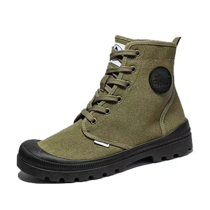 New Fashion High-top Mens Boots Outdoor Mens Casual Boots Jungle Mountaineering Wide Bottom Platform Boots A13-48