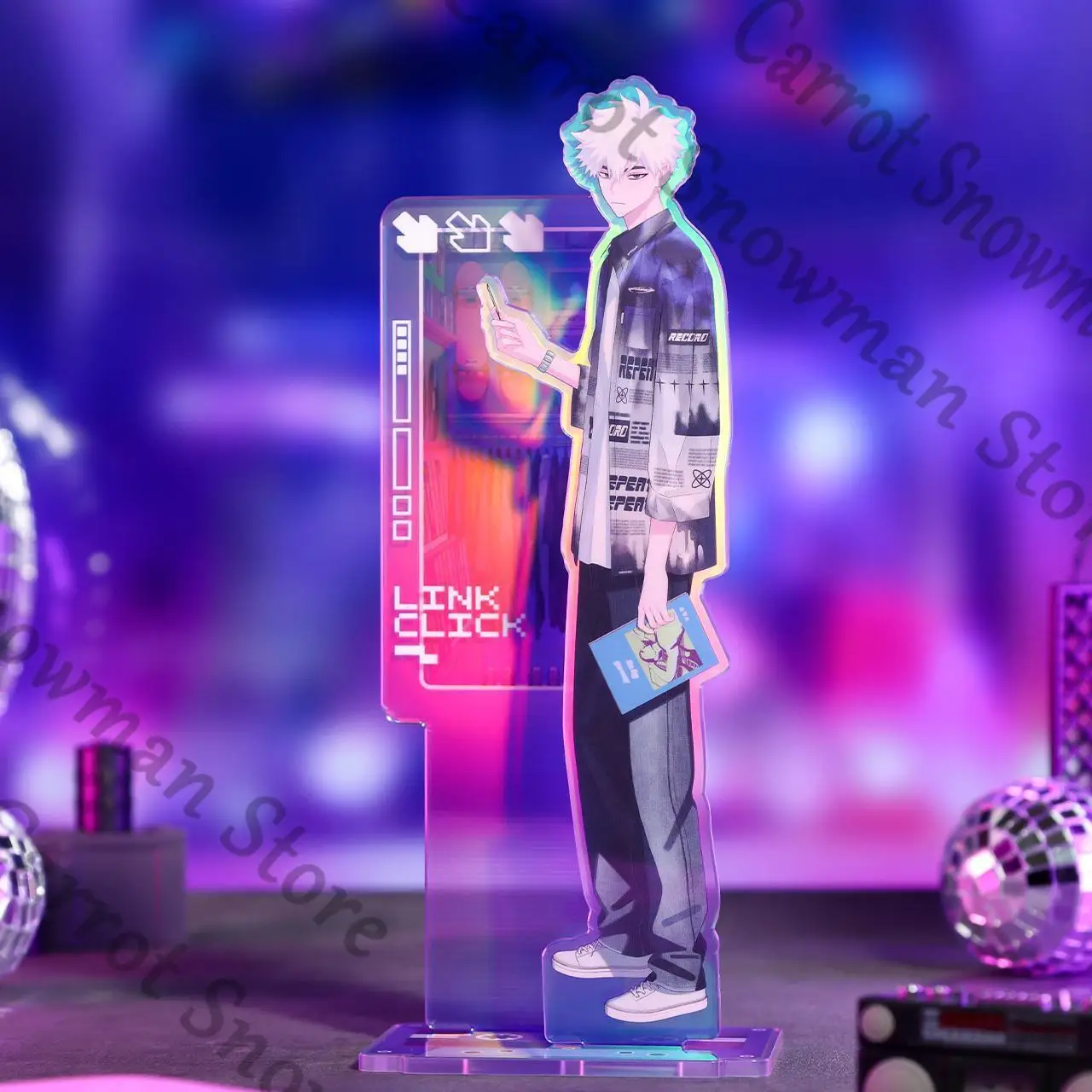 링크 클릭 Lucas Charles Qiao Ling 애니메이션 스탠딩 보드 로그인 Cospaly 장식 만화 선물