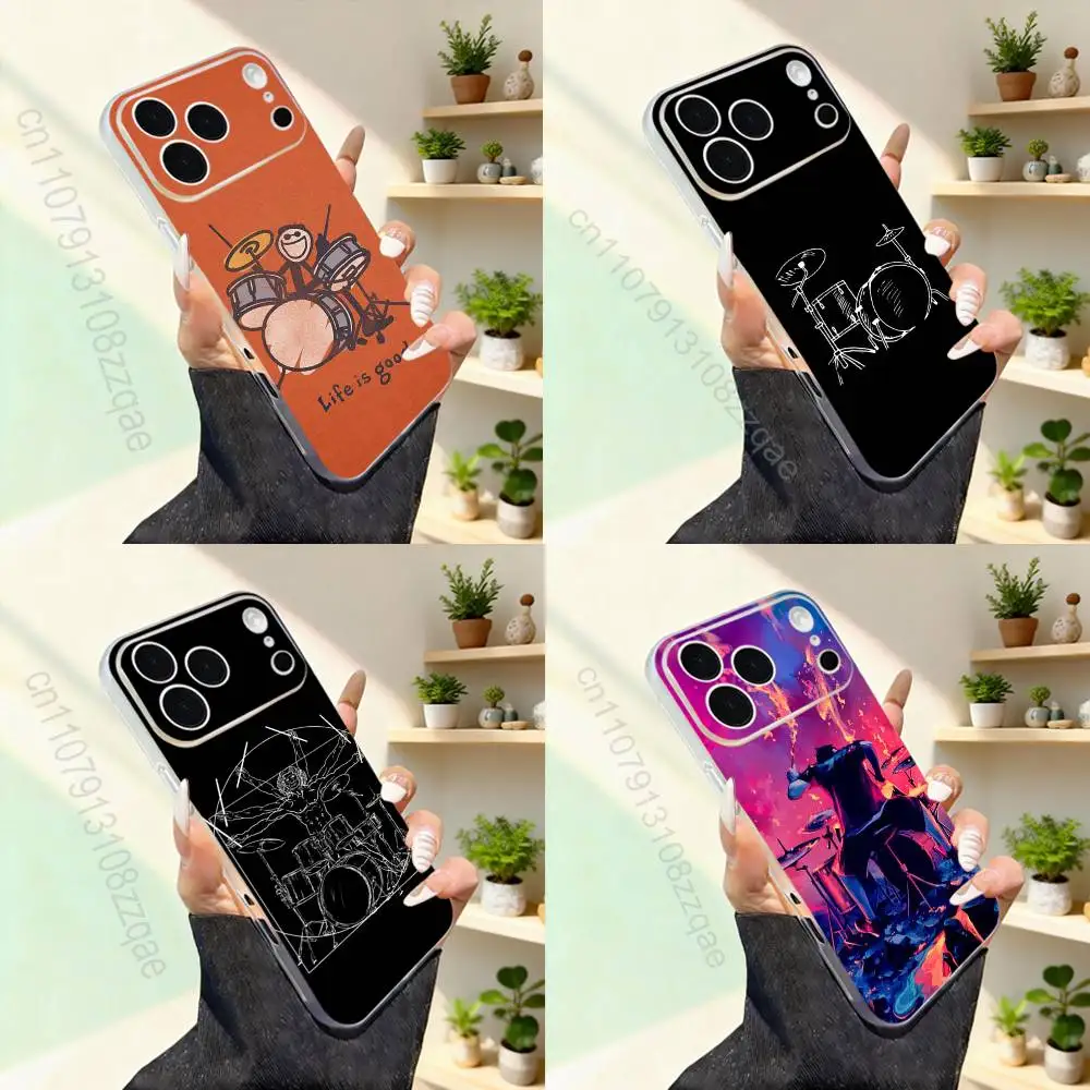 

Drummer Drum Set Cute For iPhone 17,16,15,14,13,12,11,Pro,Max,Plus,Mini,SE4,E Magnetic For Magsafe Wireless Phone Case