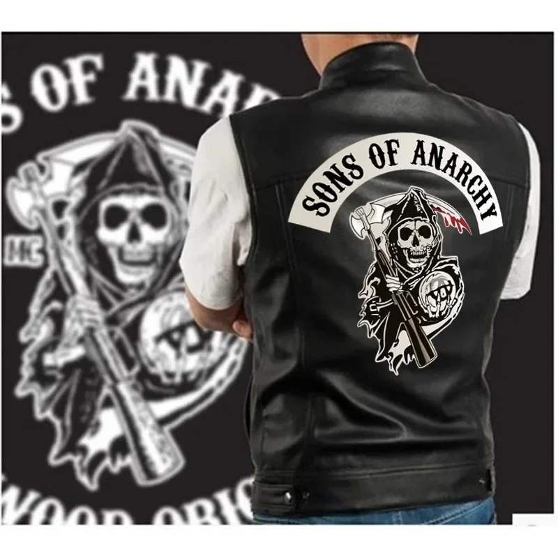 Cosplay Costume Mens Zipper Warm Coat Jacket New Arrival Hot TV Sons Of Anarchy Autumn Winter Sweatshirts Hoodie MN8