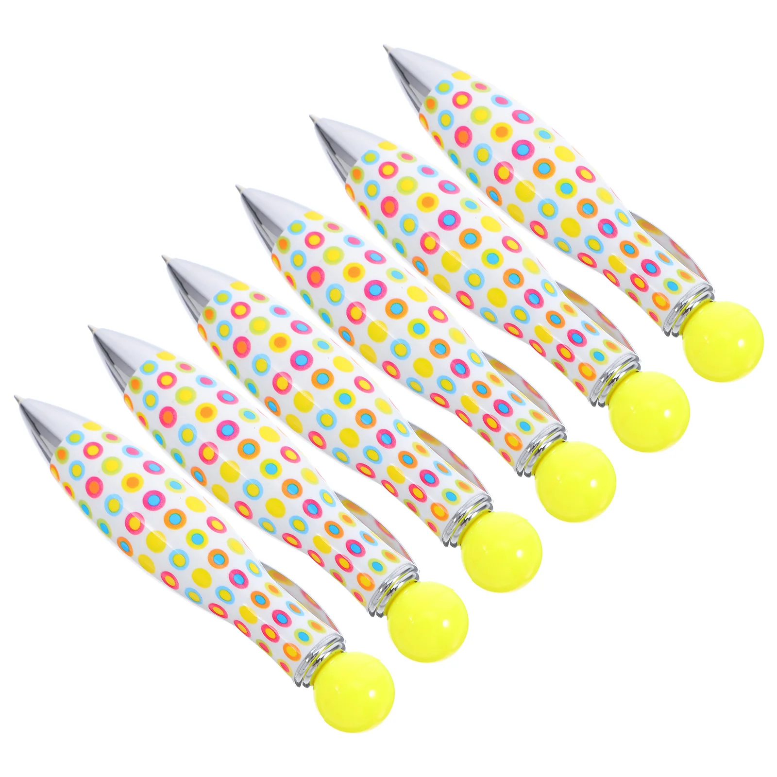 

6pcs Mini Bowling Ball Pen Novelty Twist Ballpoint Compact Portable Writing Tool For School Office Fun Pens