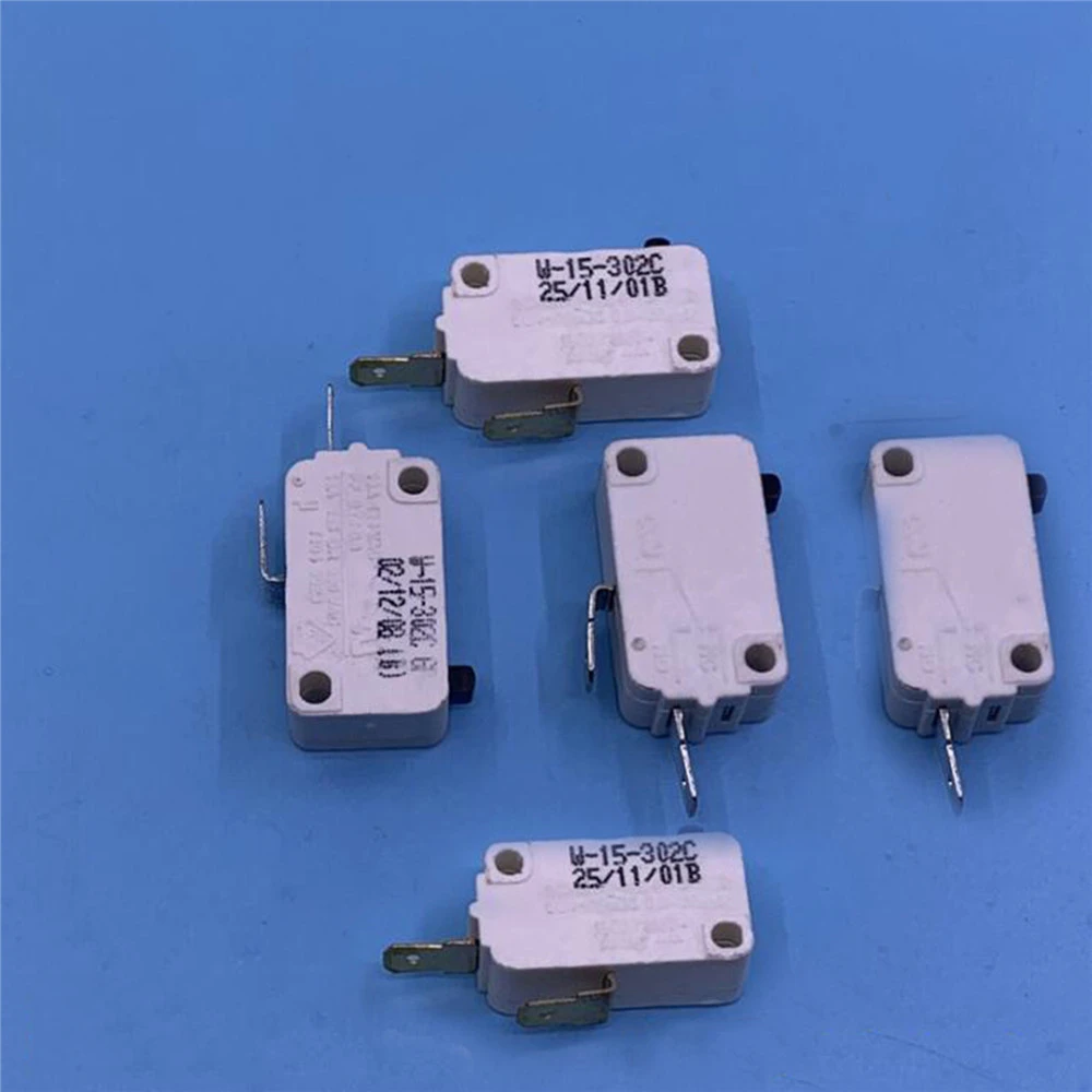 3PCS Universal Microwave Oven Micro Switch 2Plug Door Control Switch 15A For Galanz Midea Repair Parts