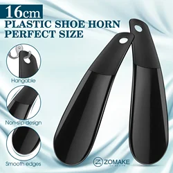 16/20CM Portable Mini Professional Shoe Horn Durable Plastic Spoon Shaped children Shoe Changing Assistant Flexible Shoe Lifter