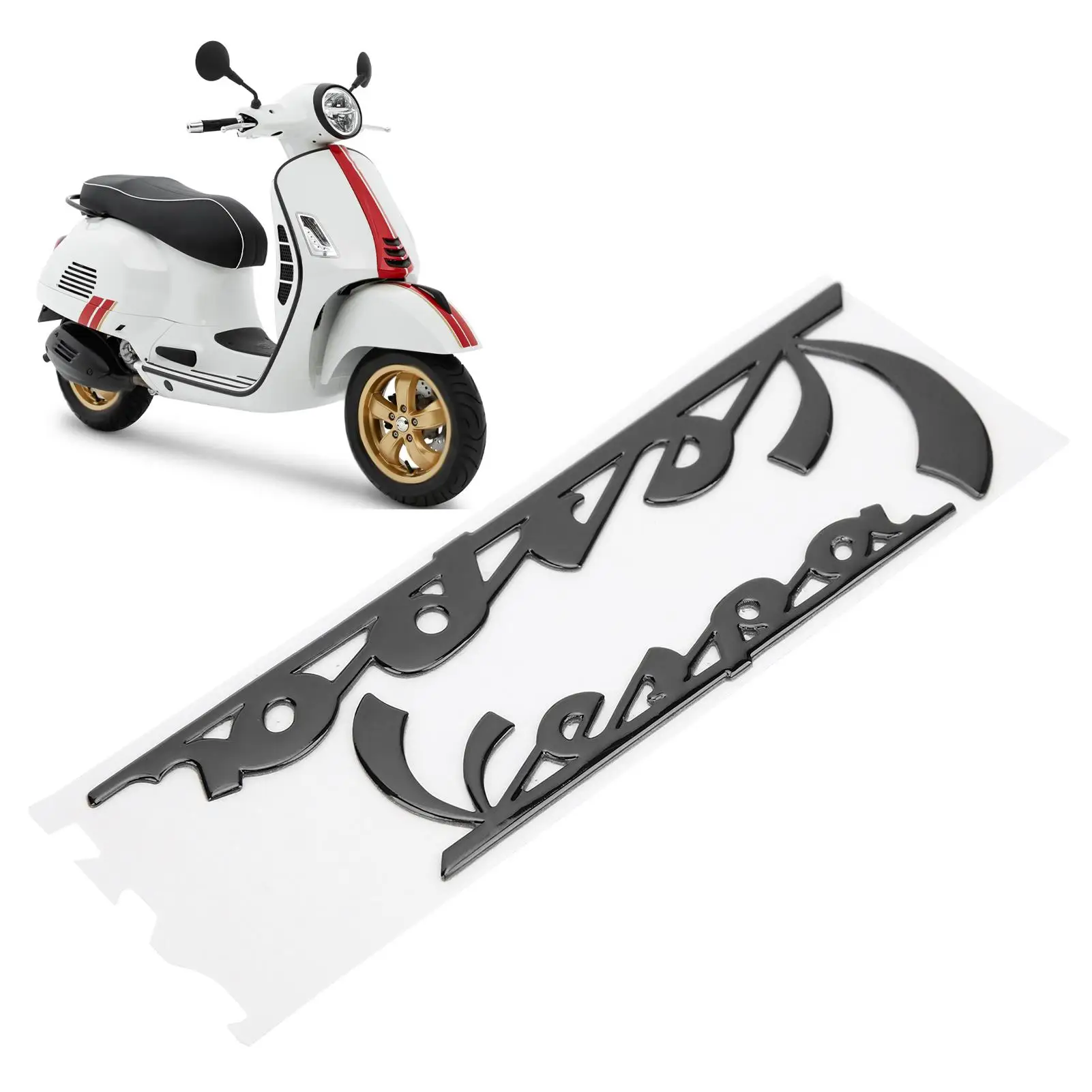 Für vespa gts300 lx125 lx150 ie emblem 3d aufkleber aufkleber für sprint primavera super