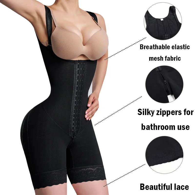 Fajas Colombianas Postpartum Girdle To Reduce Abdomen and Waist  Body Shaper Post Surgical Liposuction Shapewear Modeling Strap