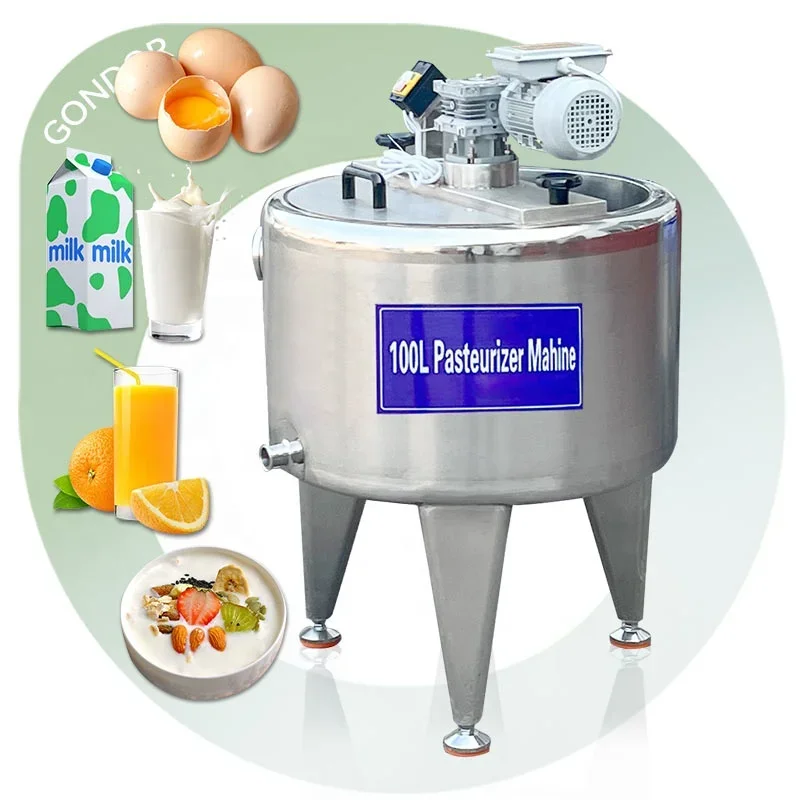 Mini 1000 liters milk juice pasteurizer