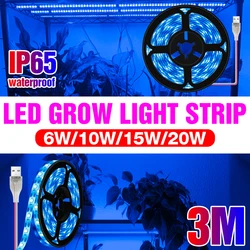 LED Grow Light Full Spectrum Phytolamp USB Flexible Plant Lights Indoor Flower Seed Cultivation Growbox Hydroponics Phyto Lamp