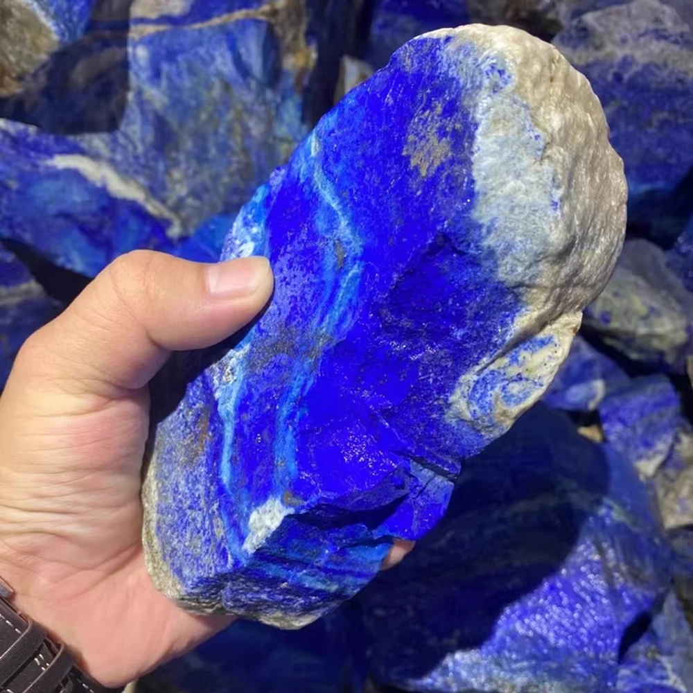 

1 кг/лот натуральный лазурит необрезанный драгоценный камень грубый камень