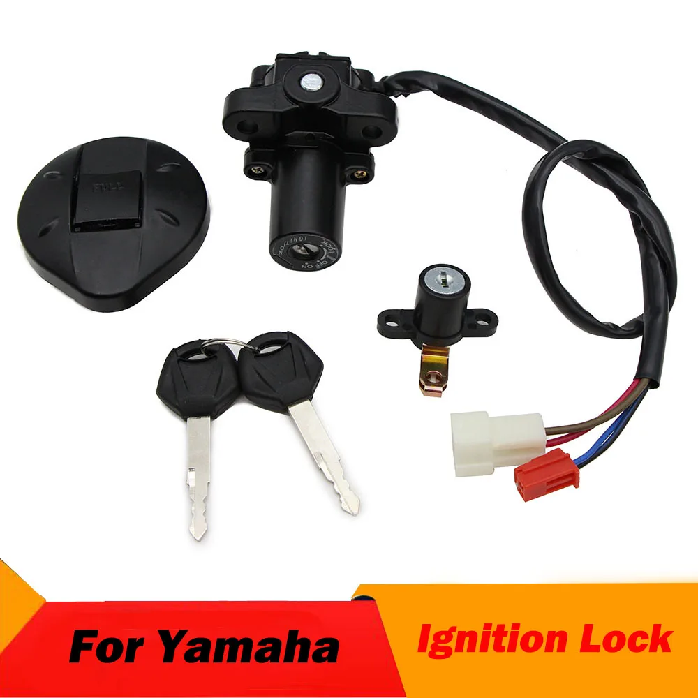 

Для Yamaha XT660 XT660R XT660 XT660X 2004 2005 2006 2007 2008-2011/2014 Замок зажигания мотоцикла, набор ключей для крышки топливного газа