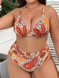 Push Up Swimsuit Women High Waist Bikini 2026 Plus Large Size Swimwear Female Bathers Bathing Swimming Swim Suit Beachwear
