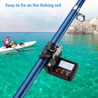 Fishing Line Electronic Meter 199.9m-999.9m Roller Type Adjustable Screen Digital Measure Instrument Fishing Line Counter Parts