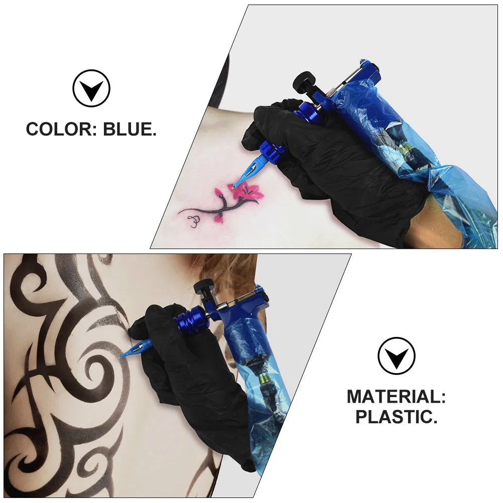 

100Pcs Disposable Tattoos Clip Cord Sleeves Bags Professional Protection Tattoo Machine Cover Anti Dust Noise Reduction