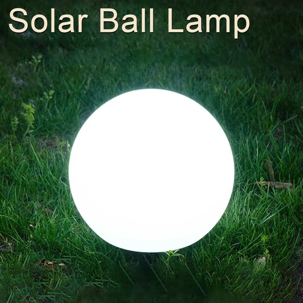 Imagem -05 - Solar Led Ball Lights para Decoração ao ar Livre Impermeável Globo Lâmpada Mudança de Cor Ip65 Jardim Gramado Pátio Caminho Quintal