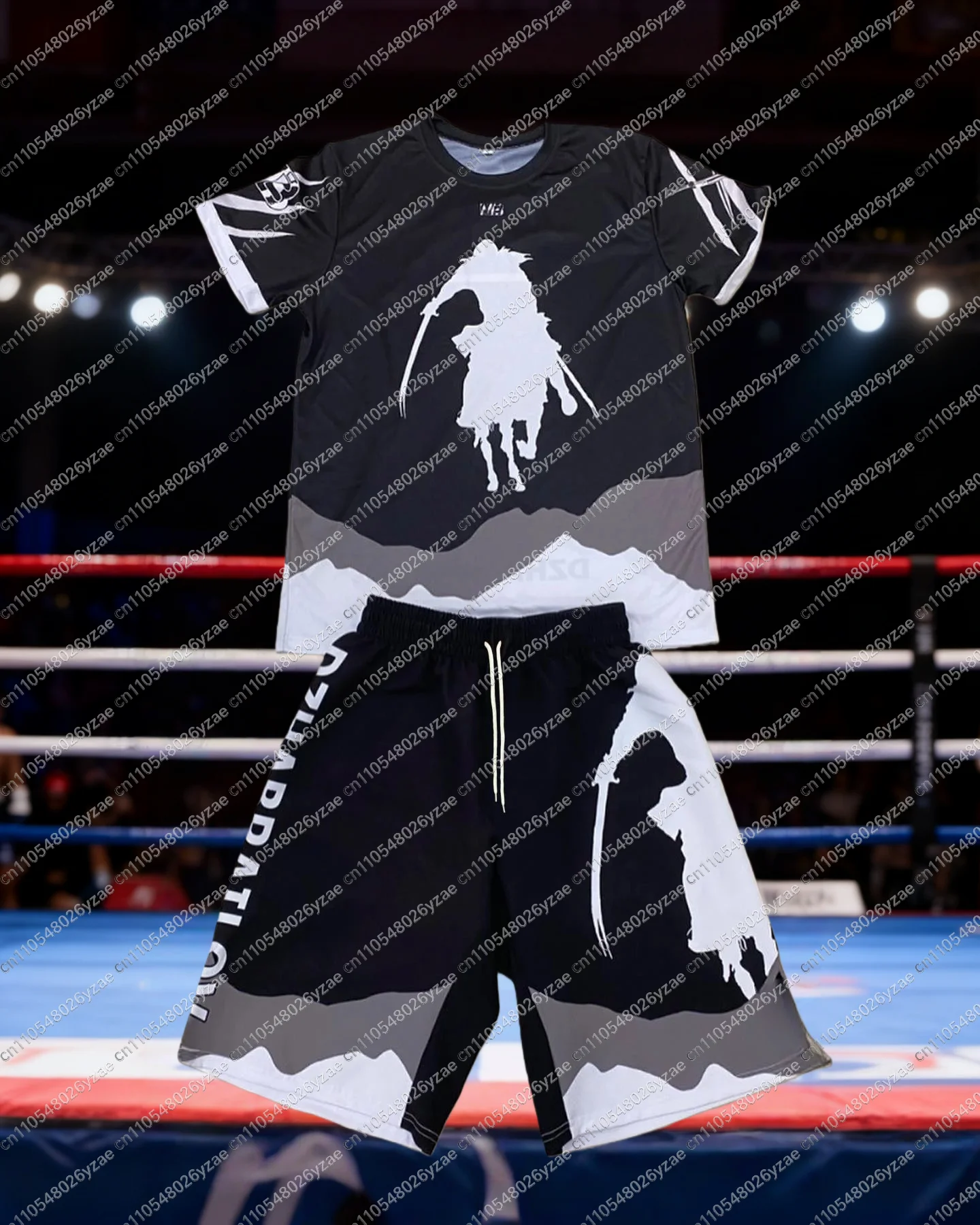 

Боксерские шорты и футболка, спортивные шорты для ММА, мужские и женские быстросохнущие боевые кикбоксинг, тренажерный зал, тренировочная форма для боевых искусств