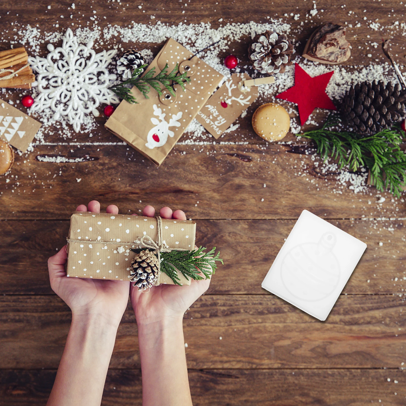 

2 шт. украшения, форма для рождественского шара, ремесленные украшения, подвеска из силикагеля, эпоксидные формы