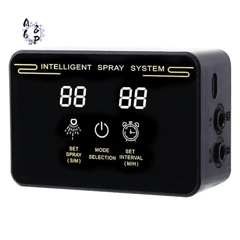 A68P-Rainforest Control Automatic Mist Timing System Kit Touch Screen Irrigation Timer Reptile Humidifier EU Plug