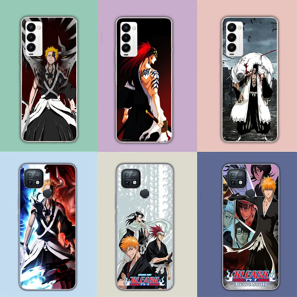 Bleach RENJI Byakuya Ichigo Kurosaki Cover for Motorola Moto G13 G14 G53 G54 G62 G72 G82 G84 E13 E20 G42 G32 G23 G22 Phone Case