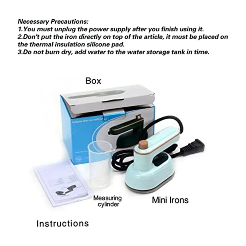 

Многофункциональный мини-паровой утюг, портативный утюг для влажной и сухой уборки, для дома, путешествий, бизнеса с мини-паровым утюгом, прочный штекер европейского стандарта C