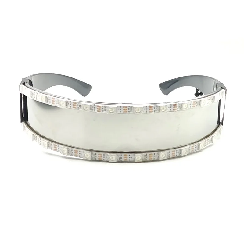 New Trendy  Rainbow Pixel Led  Goggles For Bar Dancing  Party