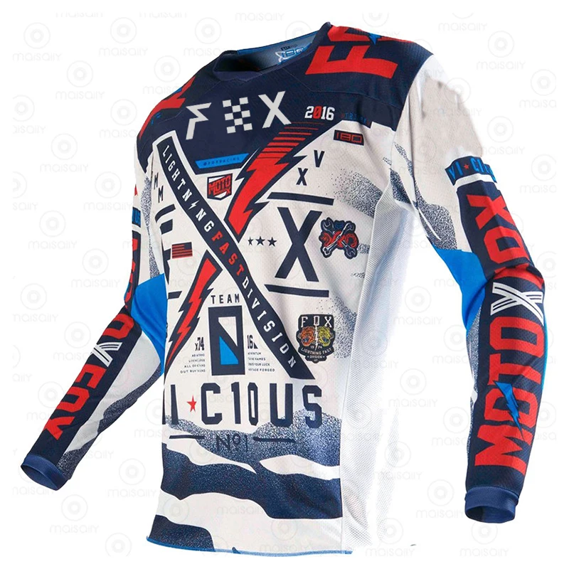 FHX Новый трикотаж для скоростного спуска Рубашка для мотокросса Moto Cross Country Polera Mtb Джерси Мотоцикл Горный велосипед Толстовка с длинным рукавом