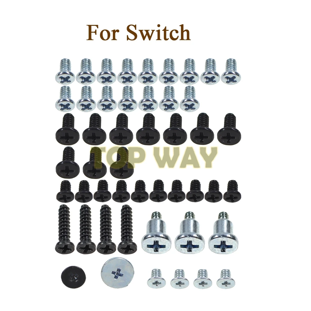 스위치 OLED 교체 용 1 세트 Nintendo Switch Lite Joy Con Pro 콘솔 NS 나사 용 풀 세트 나사